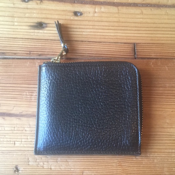 comme des garcons half zip wallet
